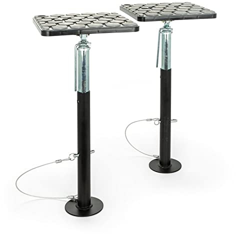 Camco Eaz-Lift RV Patio Supports - Provide Your RV Patio Additional Support - Compatible with Toy Haulers and Flat Bottom Slide-Outs (48869)