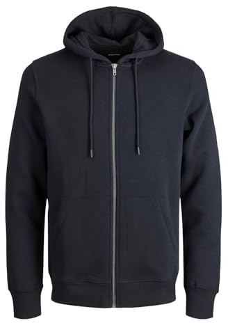 JACK & JONES Jjebradley Sweat Half Zip Noos Homme Maillot de survêtement, Noir, M