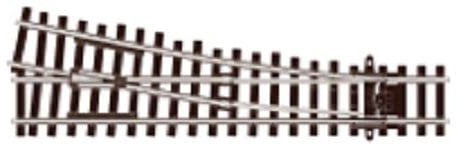 Peco SL-U1291 C55 Turnout, Small Radius Right Hand Unifrog TT Gauge