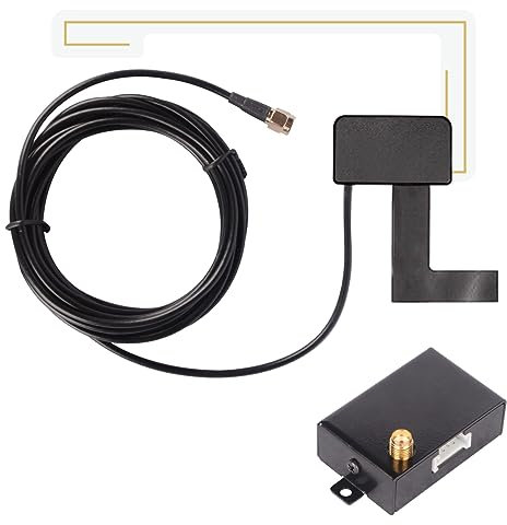 Car Dab/Dab+ Récepteur Radio Digital Audio Broadcast Dab Adapter avec Antenne en Verre pour Autoradios LXKLSZ