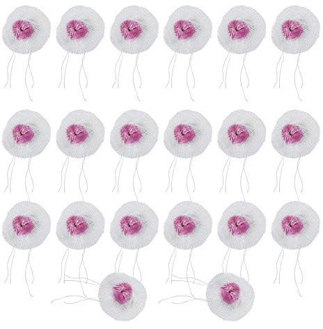 20pcs Camping Gas Lantern Mantles, Bas de Lueur de Pétrole pour la Plupart des Marques de Lampes à Gaz, Mèches pour Lampes