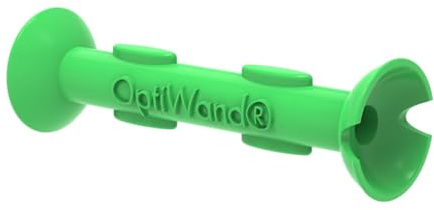 OptiWand Green Soft Contact Lens Removal & Insertion Tool - Silicone Rubber Soft Lens Applicator & Remover Device with Pincher End & Finger Grips - Safe & Easy on Eyes, Travel Size 1.75