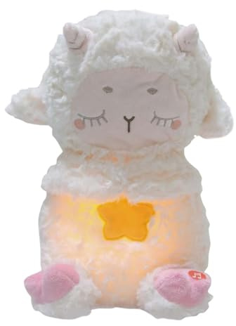 Jouet en peluche respirant 2026 pour enfants, peluche respirante contre les peurs, adultes et enfants, avec respiration réaliste (blanc, 30 x 20 x 15 cm)