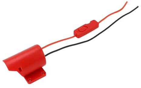 Aumotop 12V Lithium Battery Converter Adapter med Säkringskabel Terminalblock för Elverktyg Litium Batteriadapter för Campingutrustning