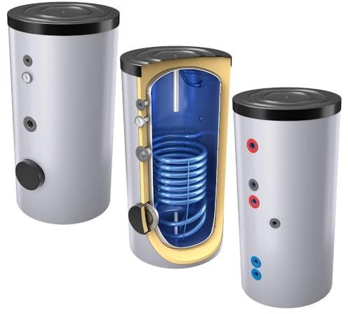 200 L Warmwasserspeicher mit 1 Wärmetauscher inkl. Isolierung