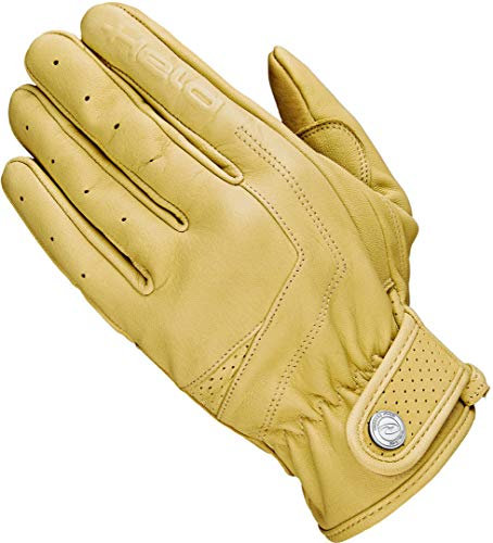 Held Motorradhandschuhe kurz Motorrad Handschuh Classic Rider Lederhandschuh kurz beige 7, Unisex, Chopper/Cruiser, Ganzjährig
