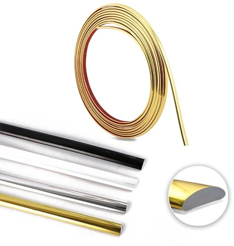 6M Silber Zierleisten Selbstklebend,Stuckleisten Decke,Deckenleisten Styropor,Deckenleisten Selbstklebend,Paneele Wand Selbstklebend,Zierleisten Holz,Wandleisten Selbstklebend (silber 6m)