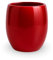 Campella - Maceta Orbis Lacada - Maceta Decorativa Interior - Tiestos Plantas - Macetas Redondas, Maceteros Interior y Exterior - Exclusiva y Elegante, Premium,Maceteros Altos (Rojo Ruby, Grande)