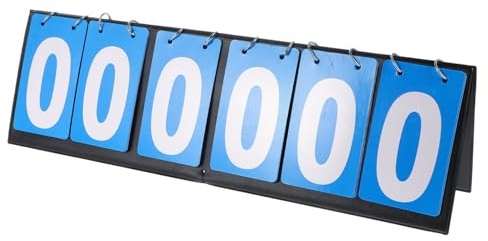 Gatuida Tableau de Score Portable pour Tennis de Table Multifonction Chiffres Usage Sportif Polyvalent pour Basketball Football et Badminton Robuste et Facile à Utiliser