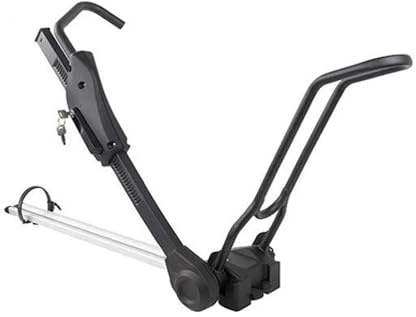 Barre De Toit Support de vélo Universel en Alliage d'aluminium pour Cadre Fixe de 50 kg, avec Deux verrous, pour Voiture Railing Porte-Bagages