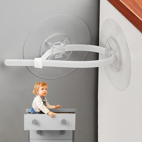 MUUPEG 30 Packs Furniture Anchors for Baby Proofing, No Drill Upgraded Self-Adhesive Secure 168 Pound Furniture Prevent Falling Anti Tip Earthquake Straps for Child Safety
