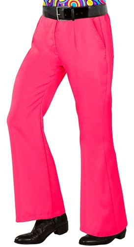 W WIDMANN MILANO Party Fashion - 70er Jahre Hose für Herren, Hippie, Reggae, Flower Power, Disco Fever, Schlagermove