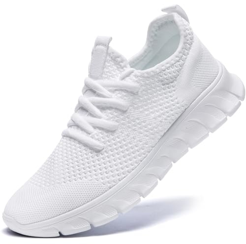 Zapatillas Deporte Mujer Trekking Deportivas Verano Running Moda Sneakers Transpirables Ligeras comodas Blanco 37