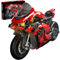 NUOJIAYING Technik Motorrad Bausteine für V4S, 2129PCS 1:5 Technik Supermotorrad Modell Bauset Technik Rennen Motorrad MOC Modellbausätze, Kompatibel mit allen großen Marken