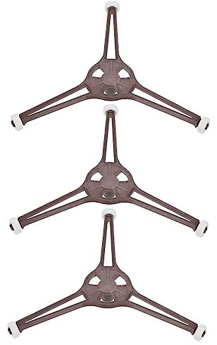 FUNOMOCYA 3piezas Soporte Giratorio Plato Microondas Anillos Rueda Giratoria Fácil Instalación