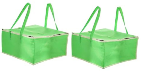 ULTECHNOVO 2stücke Isolierte Tragetasche Für Lebensmittel Hitzebeständig Für Kuchen Pizza Takeaway Für Picknick Camping Schule