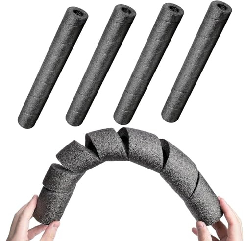 Copritubo in Schiuma | 4 Pezzi Protezione Antiscivolo Multiuso | Noodle In Schiuma Protezione Mobili Casa | per Esterno Inverno Piscina Nuoto Tubo Flessibile Irrigatore Antigelo Terreno Strutture Casa