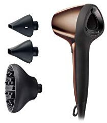 Remington Haartrockner Ionen Air3D bronze [leicht & ausbalanciert] einzigartiger + innovativer 3D-Luftstrom (110km/h Luftstrom, 3 Heiz- & 2 separate Gebläsestufen, 2 Stylingdüsen + Diffusor) D7777
