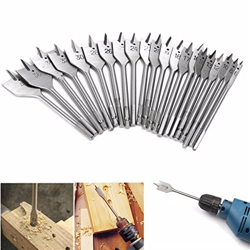 Inovey 6-40Mm Flach Spaten Holzbohrer Bit Hex Schaft Spatenstich Bohrer Lochschneider - 26Mm