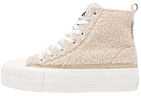 British Knights Femme Kaya Mid Basket, Beige, 39 EU