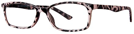 Scojo New York Gels Manhattan Reading Glasses, Handmade Scratch Resistant Readers for Women and Men, Pink And Black - 2.50x
