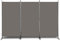 Raumteiler Klappbar Freistehend Trennwand Paravent Umkleide Sichtschutz Wand Raumtrenner 3-TLG. 260x180cm Polyestertuch (Grau)
