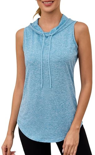 Gyabnw Damen Tank Top Sommer Sports Shirts Oberteile Frauen Open Back Tank Tops Training Fitness