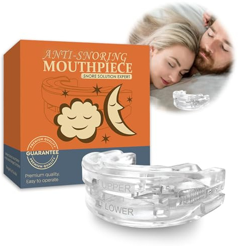Férula de crujido para la noche, antirronquidos contra ronquidos y crujidos, férula dental, eficaz anti ronquidos, rechinar de dientes para hombres y mujeres