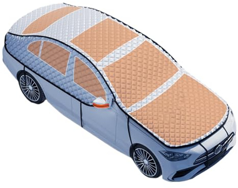 de nieve para coche – Escudo UV impermeable resistente, anticongelante para parabrisas y ventana, protección contra la nieve automática de cobertura completa Parkin
