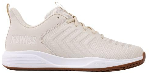 K-Swiss Women's Ultrashot Light Indoor Tennis Shoe (Whitecap Gray/White/Egret), Whitecap Gray/White/Egret, 7
