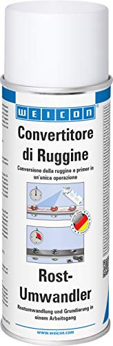 WEICON Convertitore di Ruggine 400 ml | Protezione dalla corrosione per interni ed esterni | Bianco, lattiginoso