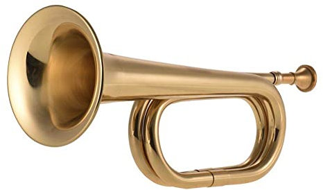 Ericetion B Flat Bugle Call Trompete Kavallerie -Horn -messinginstrument Mit Mundstück Für Schulband