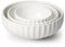 NUTRIUPS Large Serving Bowls, 2.5+1.5+0.7L, Set of 3 Nesting Bowls, 25+20+15cm Bowl for Salad Fruit Pasta
