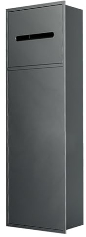 Stainless Steel Shower Niche Wall Shelf - Recessed Organizer for Bathroom, Kitchen, Living Room, and More(Grey,20x66x15CM)