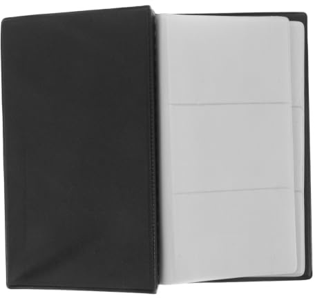 SHOWERORO Porta Biglietti da Visita Professionale con Copertina Morbida in PU Organizer Compatto per Carte Resistente Polvere e Acqua per Ufficio e Viaggi di Lavoro