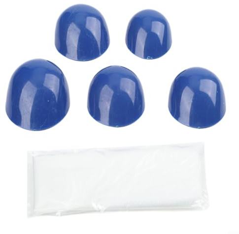 5PCS Glove Tip Protectors for Short Track Skating, Plastic, Blue | 5PCS Glove Tip Protectors for Short Track Speed Skating, Plastic, Blue, Reduce Friction for Ice Touch, for Left Hand 5 Finger
