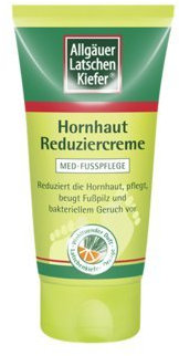 Allgäuer Latschen Kiefer Hornhaut Reduziercreme: reduziert die Hornhaut, pflegt, beugt Fußpilz und bakteriellem Geruch vor; zieht schnell ein; Spar-Set 2x150ml