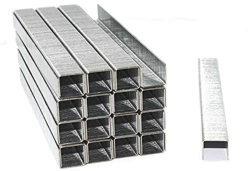 Lot de 5000 agrafes type 53, longueur 10 mm, largeur 11,4 mm, galvanisées, acier inoxydable, pour agrafeuse manuelle, accessoires de bureau, artisans, couvreurs