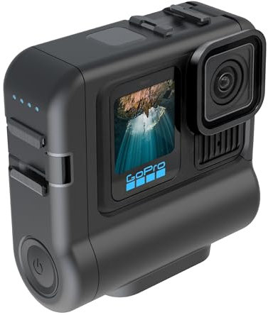 DigiPower Re-Fuel Battery Pack, 9 Hours Battery Life for GoPro HERO11 & HERO10 Black & HERO9 Black, Compatible with GoPro Action Camera, IP68 Waterproof and Dustproof, All Weather, Black