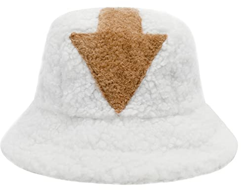 Mimfutu Winter Fluffy Bucket Hat for Women Men, Warm Fuzzy Furry Bucket Hats, Appa, One Size