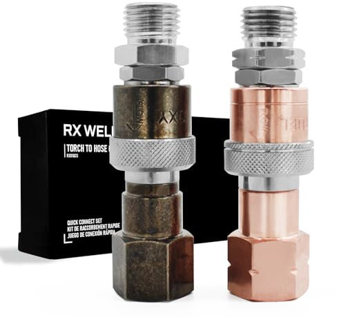 RX WELD Oxy-Fuel Quick Connect Torch To Hose Fittings