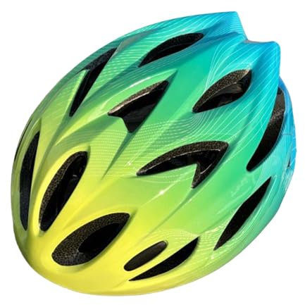 kowaku Kinder Fahrradhelm Kinder Fahrradhelm Trendy Tragbarer Fahrradhelm Sporthelm zum Radfahren Outdoor-Sport Reiten, Grün