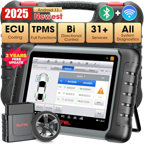 Autel MaxiPRO MP808S-TS Diagnosegerät Scanner 2023 Neueste mit 2 Jahre Update, ECU-Codierung, Full TPMS Lösung, 31+ Dienstleistungen, Active Test, OE Full Diagnose, TPMS Sensor Programmierung