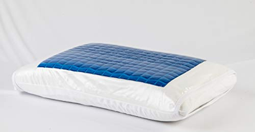 supply24 Cuscino Ortopedico in Gel e Viscosa, 60 x 40 x 12 cm, in Schiuma viscoelastica con Rivestimento in Aloe Vera, viscoelastico, Morbido Cuscino viscoelastico Contro la Sudorazione