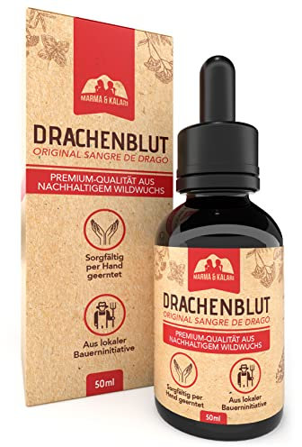 Premium Drachenblut 50ml • 100% reines Naturprodukt • Nachhaltiger Wildwuchs per Hand geerntet • Original Sangre de Grado • Frische Ernte aus Amazonas-Regenwald