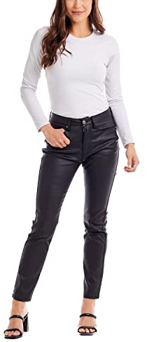 Mud Pie Women's Krisa Faux Leather Pants, Extra-Large