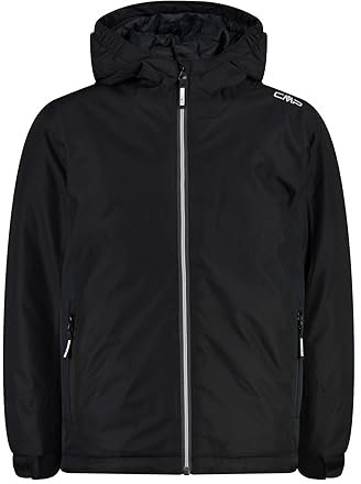 CMP - Kinderjacke mit fester Kapuze, Schwarz, 152