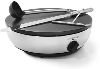 Crêpière Lagrange 3000 W Argent