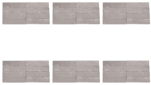 Beelooom Lot de 48 pierres ponces pour nettoyer la pierre ponce - Grise - Nettoyant pour enlever l'anneau des toilettes - Bol de toilettes - Salle de bain - Maison - Cuisine - Piscine