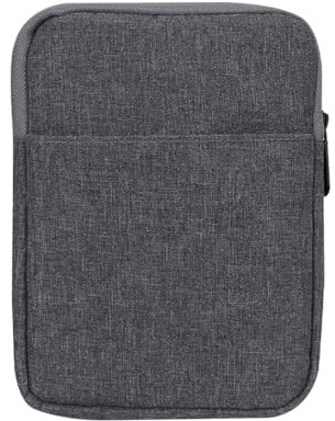 GJNMYSD Universal Sleeve Bag for 6,6.8,7 Kindle Paperwhite/Colorsoft 2024-2012 Compatible with 6-6.8 All-New Kindle/Kobo/Tolino/Sony,6 EReader,Dark Gray